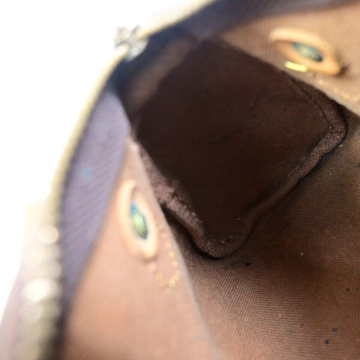Louis Vuitton Mini Speedy Brown Canvas Handbag (Pre-Owned) Size ONE SIZE - 13 Thumbnail