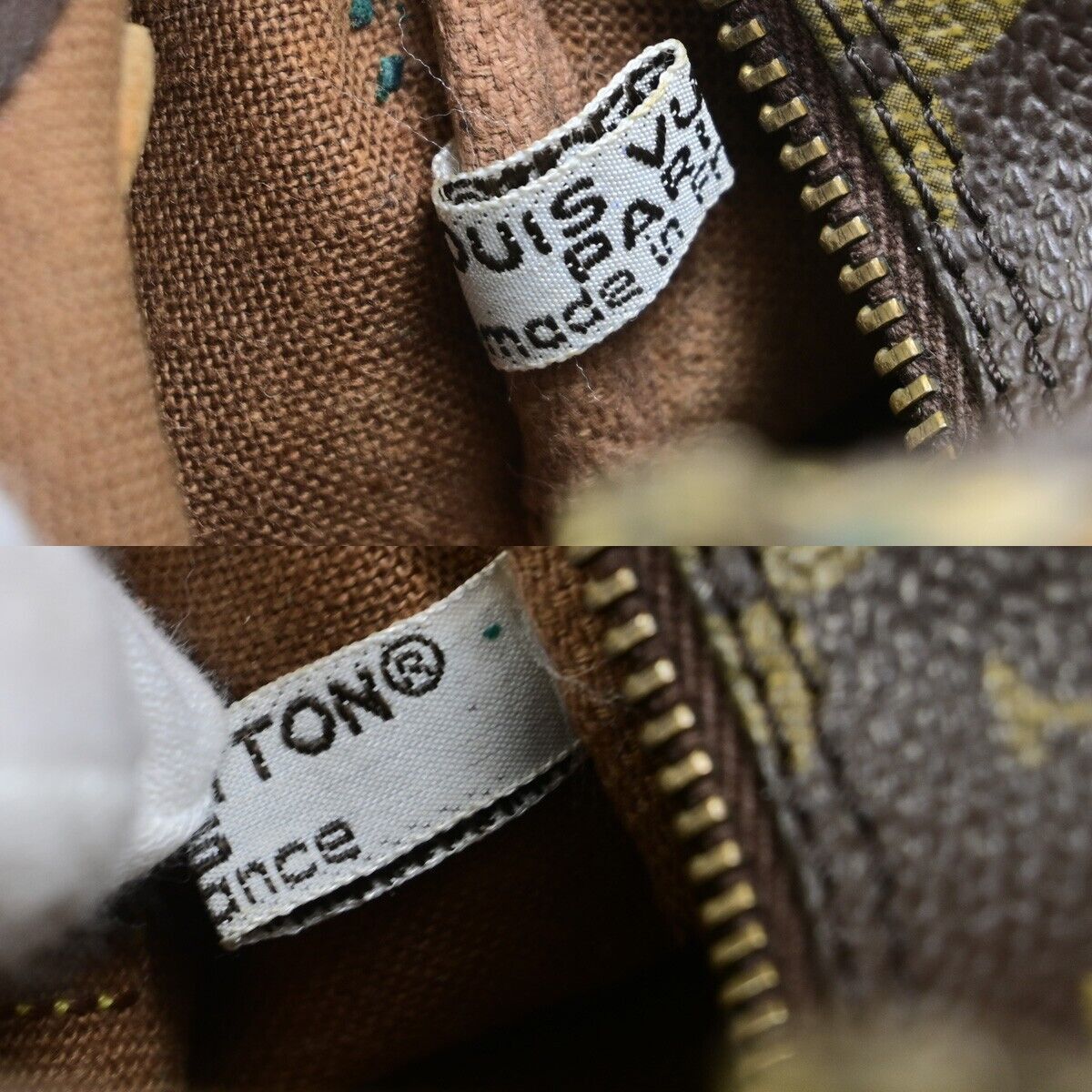 Louis Vuitton Mini Speedy Brown Canvas Handbag (Pre-Owned) Size ONE SIZE - 9 Thumbnail