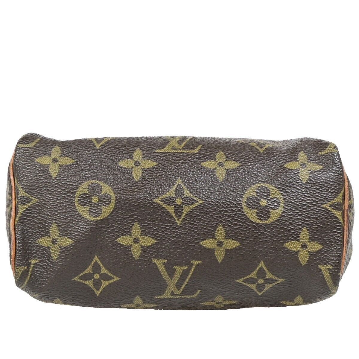 Louis Vuitton Mini Speedy Brown Canvas Handbag (Pre-Owned) Size ONE SIZE - 10 Thumbnail