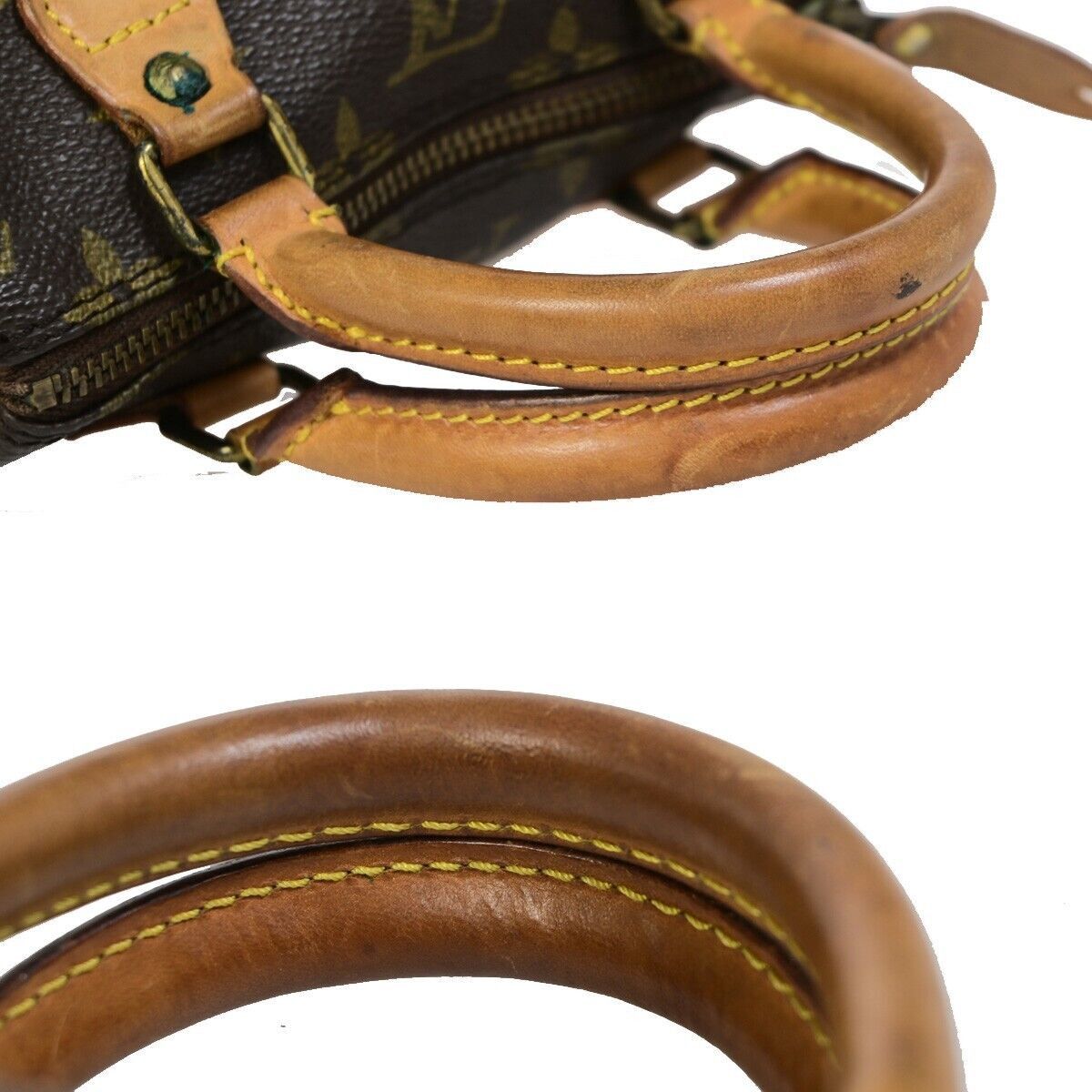 Louis Vuitton Mini Speedy Brown Canvas Handbag (Pre-Owned) Size ONE SIZE - 11 Thumbnail