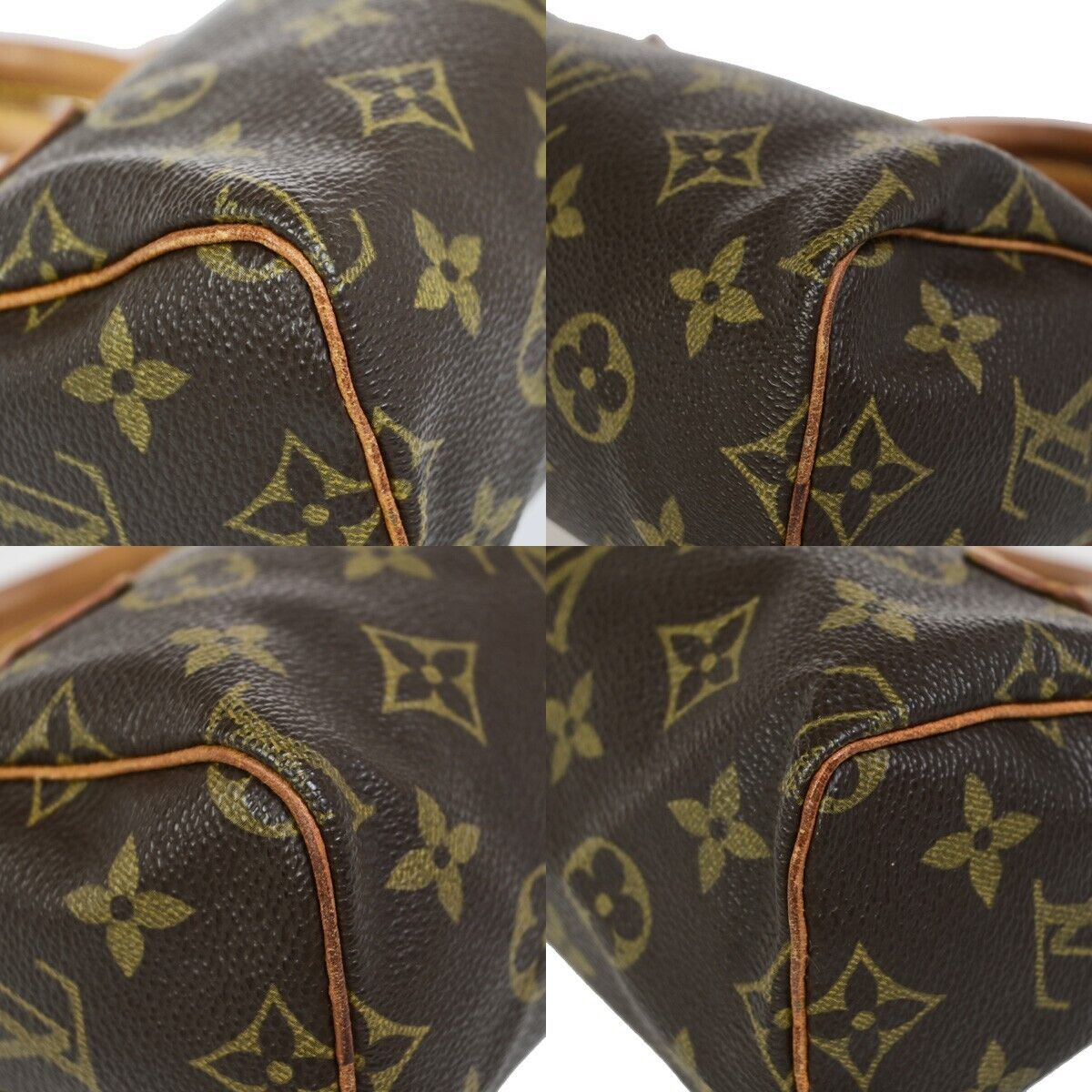 Louis Vuitton Mini Speedy Brown Canvas Handbag (Pre-Owned) Size ONE SIZE - 6 Thumbnail