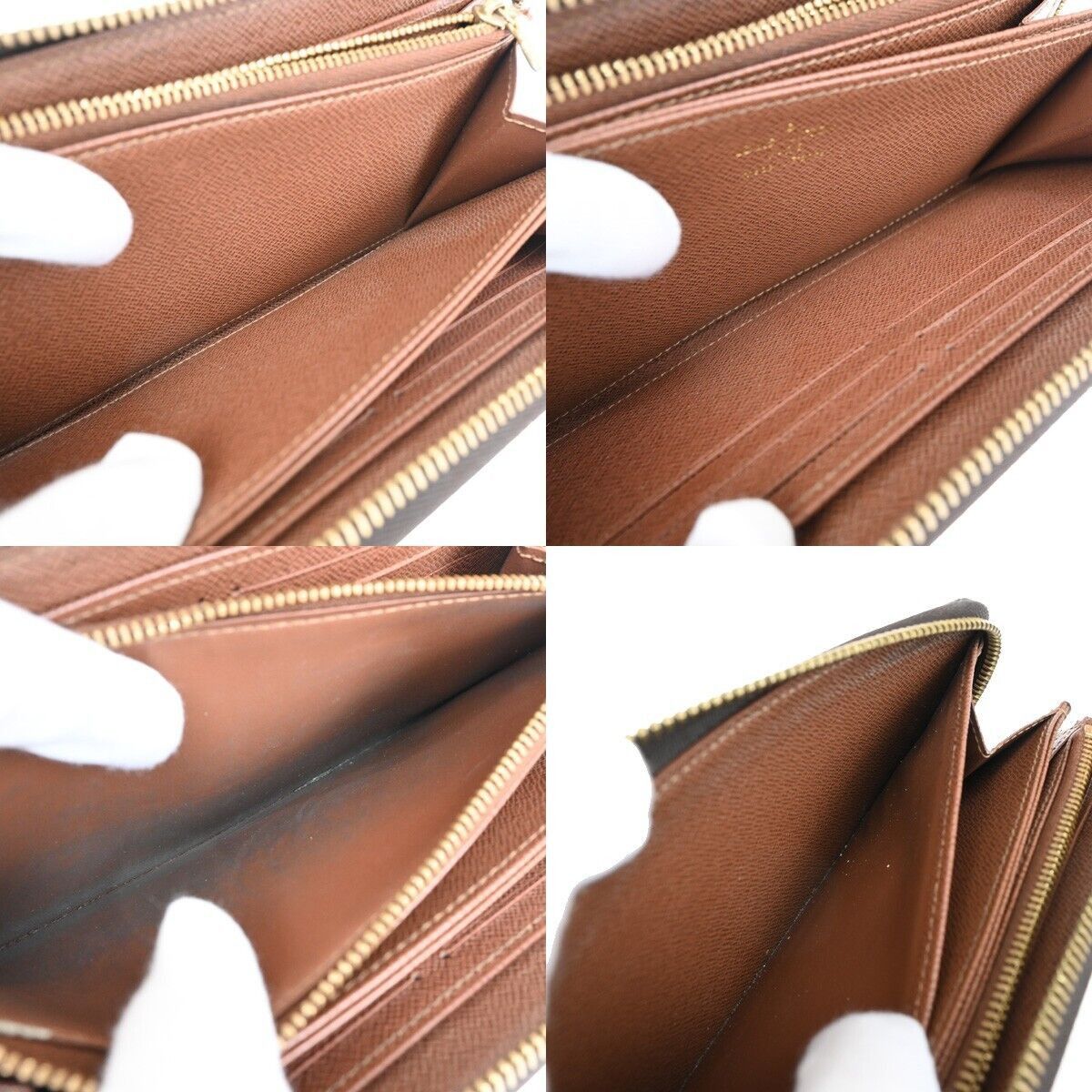 Louis Vuitton Portefeuille Zippy Brown Leather Wallet (Pre-Owned) Size ONE SIZE - 8 Thumbnail