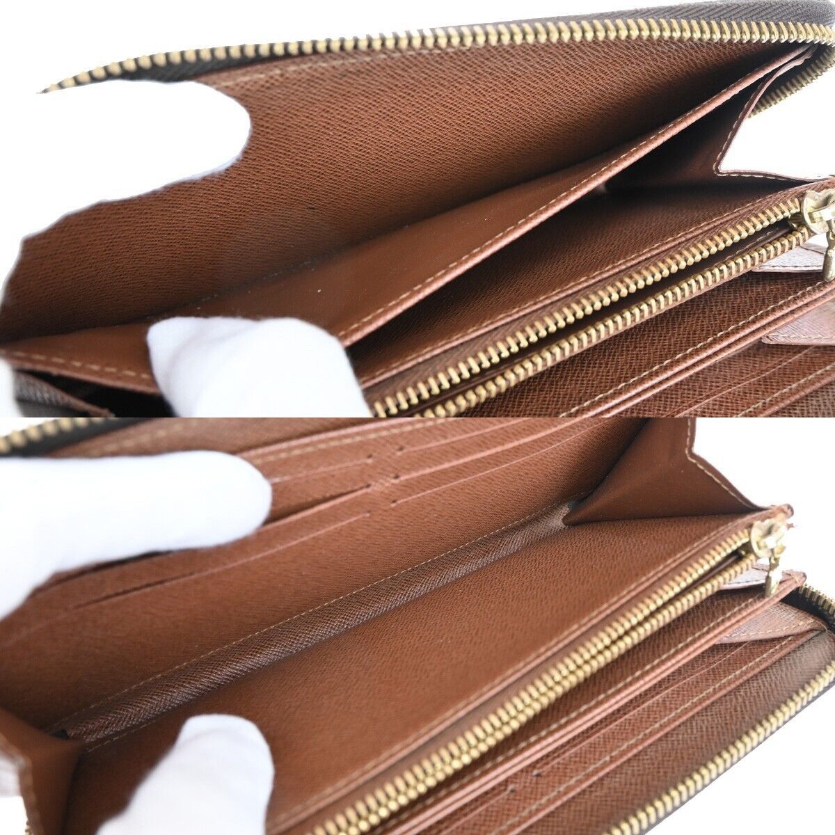 Louis Vuitton Portefeuille Zippy Brown Leather Wallet (Pre-Owned) Size ONE SIZE - 9 Thumbnail