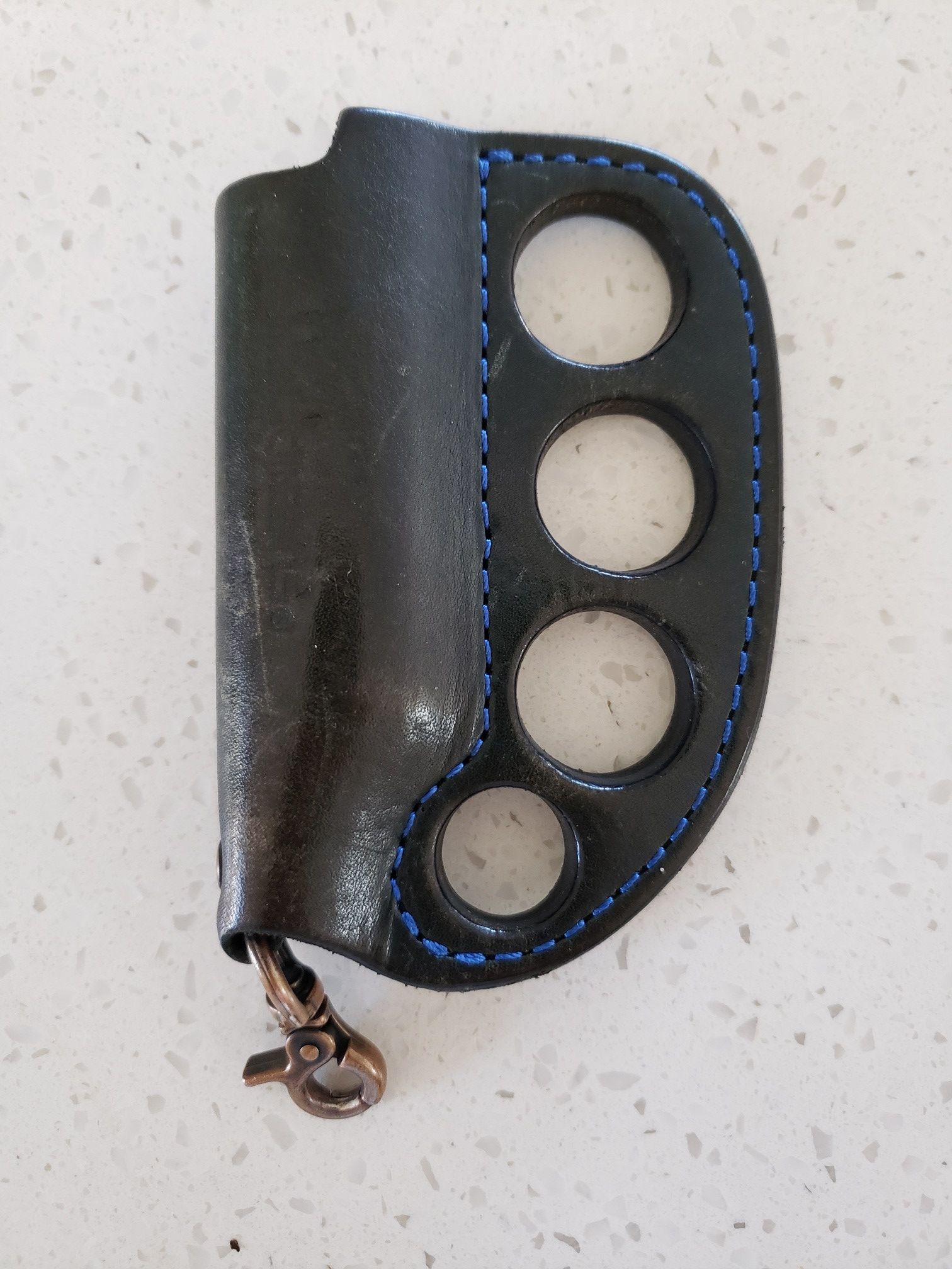 小物 blackmeans LEATHER KNUCKLE LIGHTER CASN Supreme Blackmeans Leather Lighter Case Black - FW23 - US
