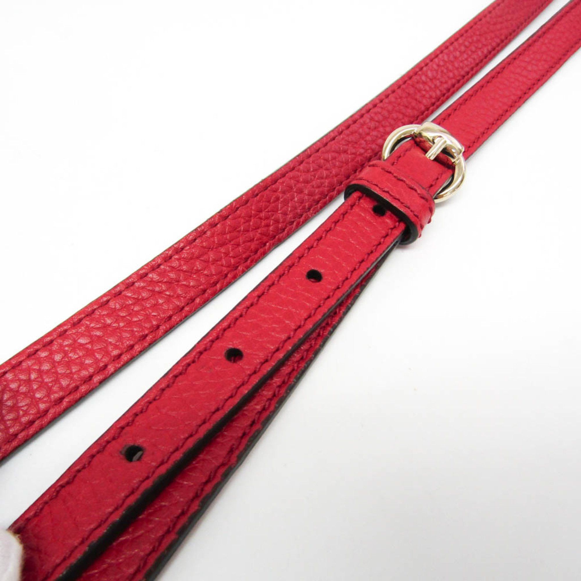 Gucci Soho Red Leather Shoulder Bag (Pre-Owned) Size ONE SIZE - 11 Thumbnail
