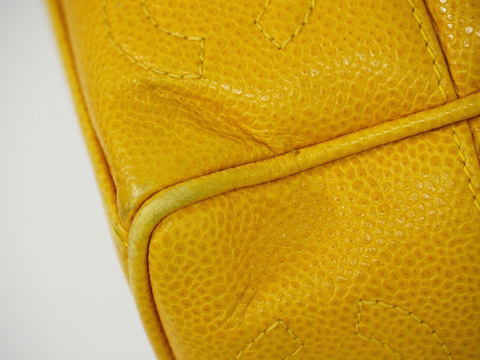 Chanel Triple Coco Yellow Leather Tote Bag (Pre-Owned) Size ONE SIZE - 15 Thumbnail