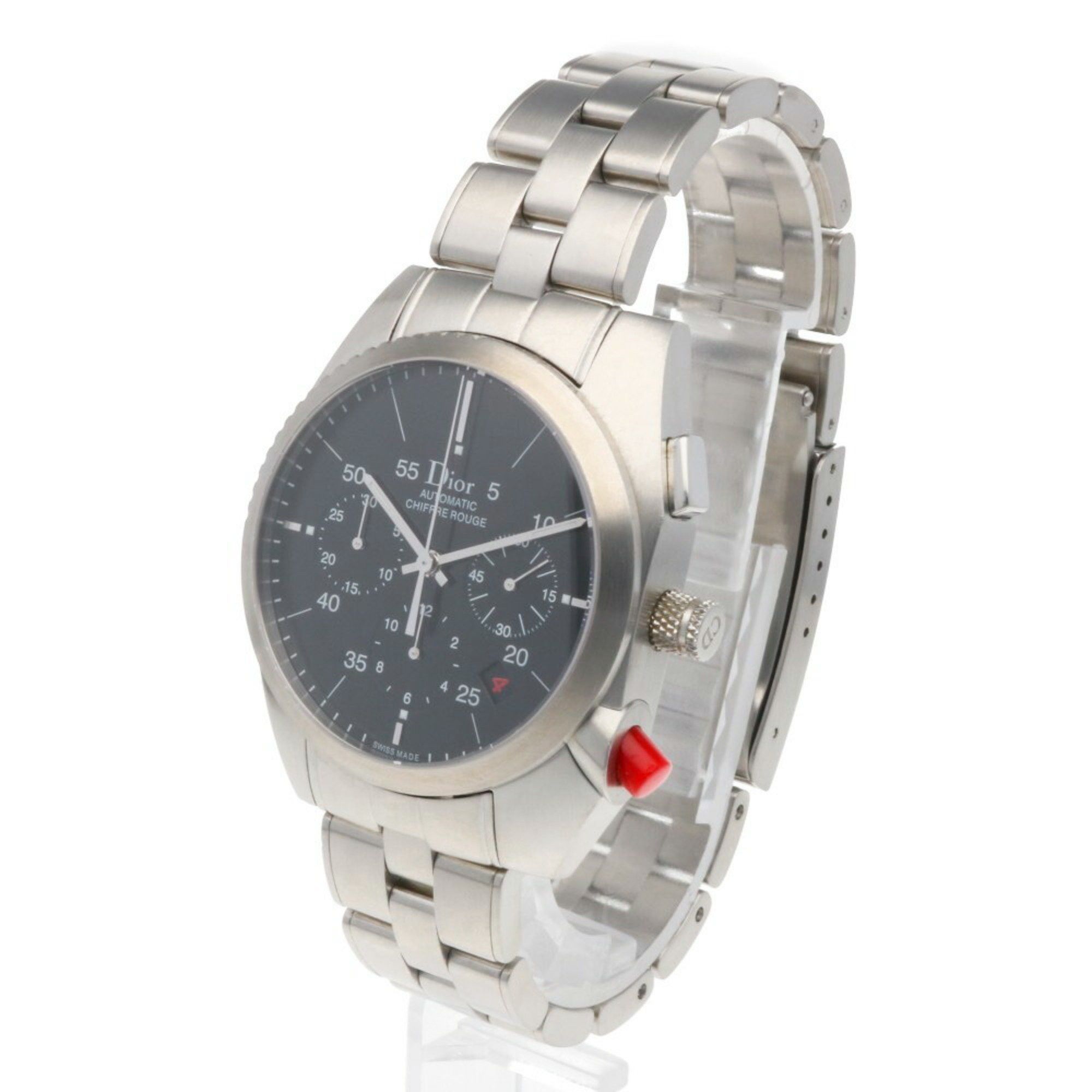 Dior Christian Dior Chiffre Rouge Watch Stainless Steel A02 Automatic Men's White Shell Size ONE SIZE - 3 Thumbnail