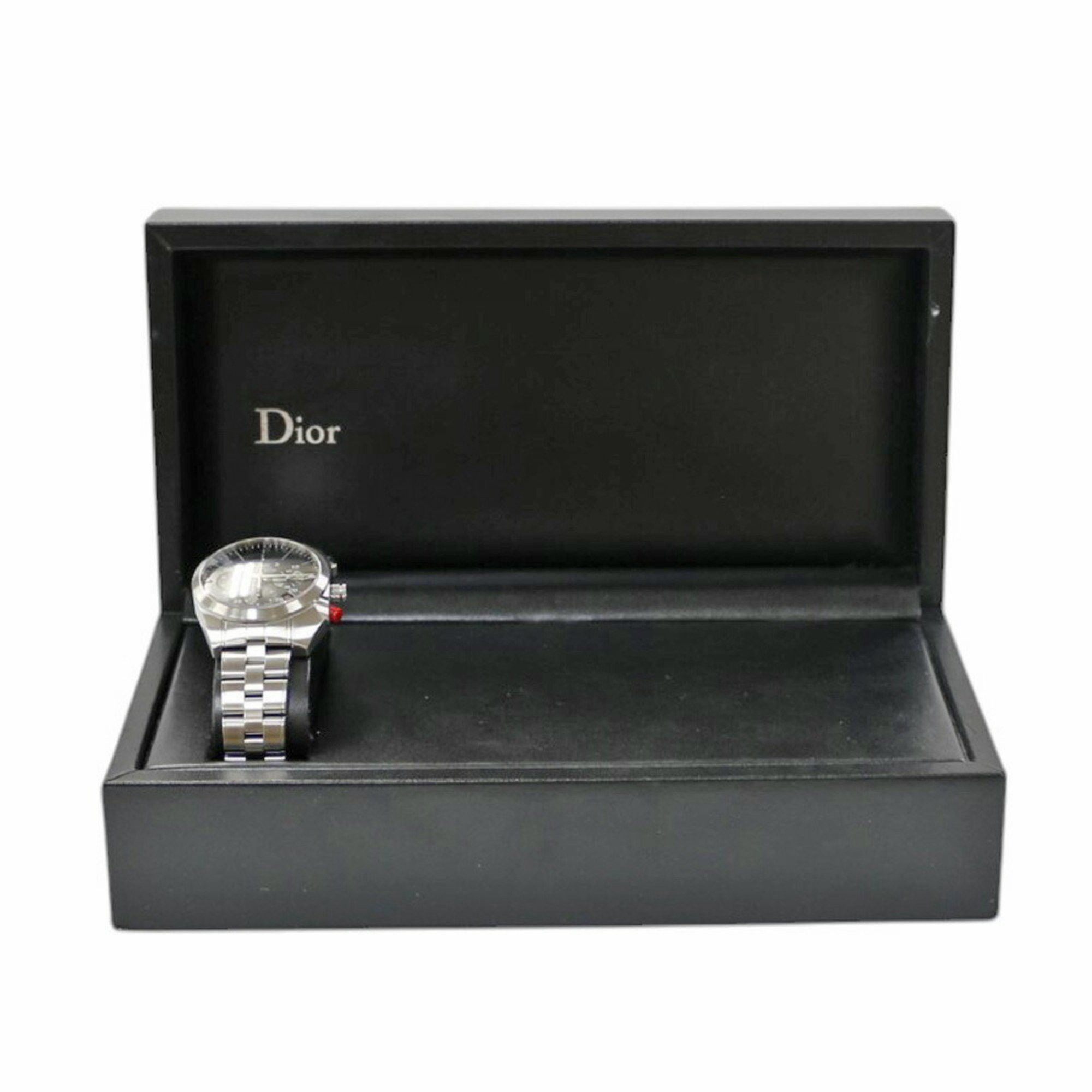 Dior Christian Dior Chiffre Rouge Watch Stainless Steel A02 Automatic Men's White Shell Size ONE SIZE - 10 Thumbnail