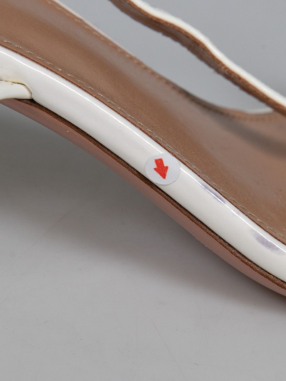 Aquazzura White Patent Open Toe Sandals Size US 7 / IT 37 - 16 Thumbnail