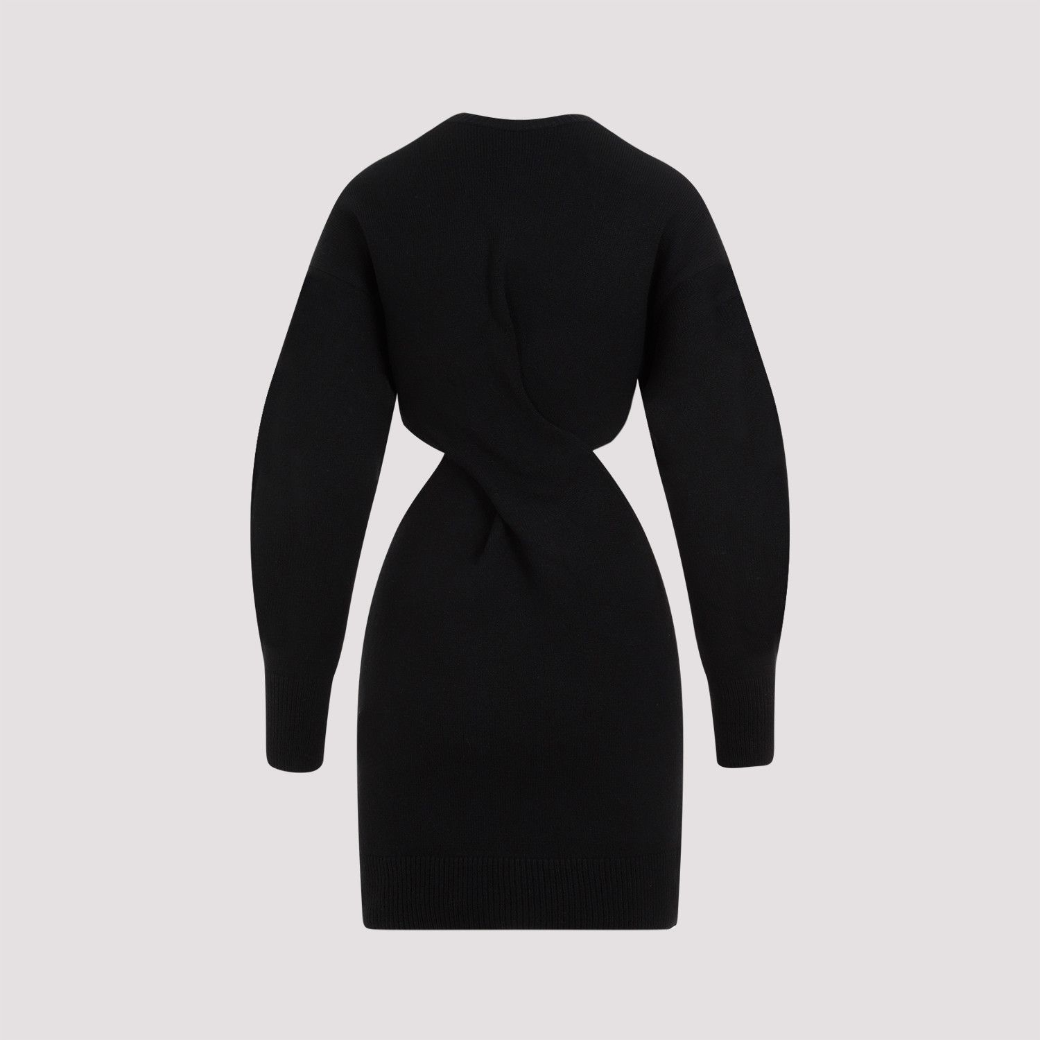 Alexander McQueen Alexander McQueen Wool Mini Dress Size XS / US 0-2 / IT 36-38 - 2 Thumbnail