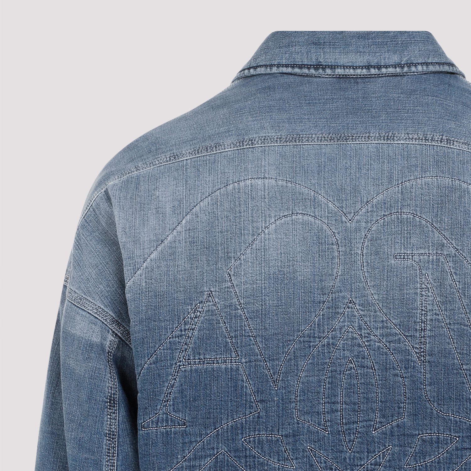 Alexander McQueen Alexander McQueen Quilted Denim Shirt Size US M / EU 48-50 / 2 - 3 Thumbnail