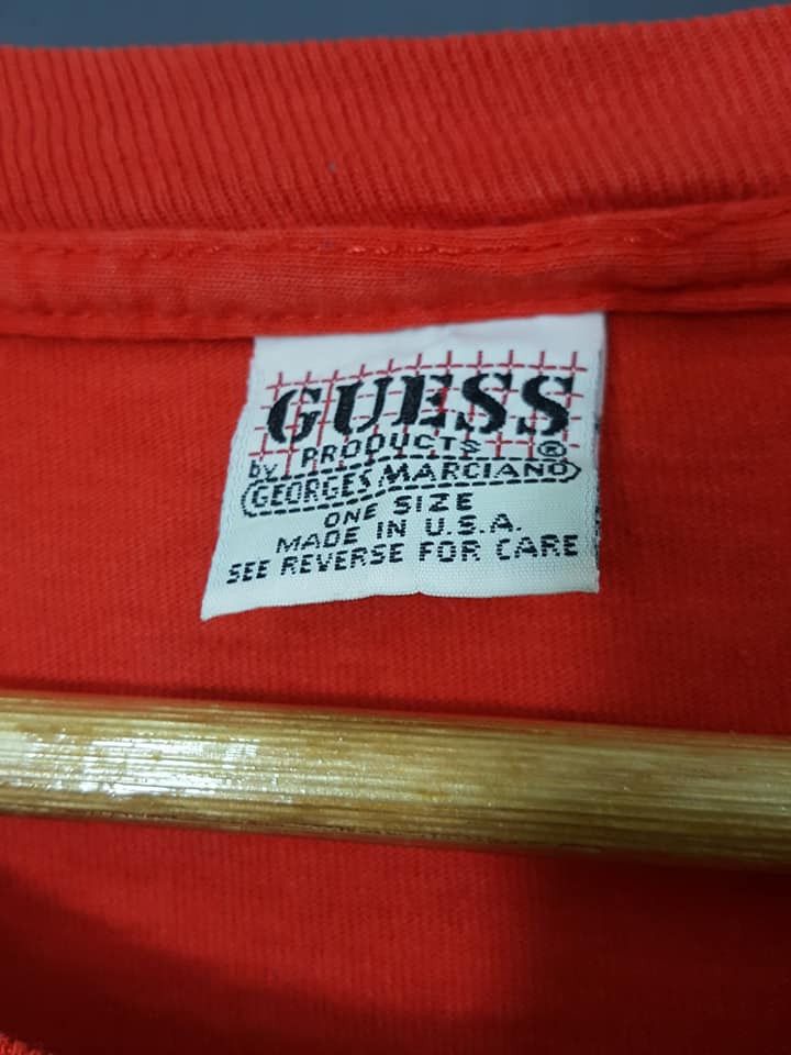 Georges Marciano 80s Guess Faded Spell Out Made in USA - One Size Size US L / EU 52-54 / 3 - 9 Thumbnail