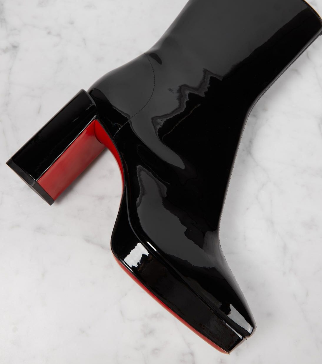 Christian Louboutin Alleo 90 Patent Leather Ankle Boots Size US 5 / IT 35 - 3 Thumbnail