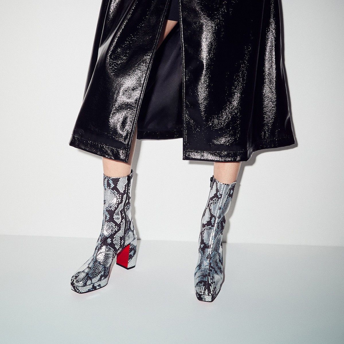Christian Louboutin Alleo 90 Amazonia Ankle Boots Size US 4 / IT 34 - 2 Thumbnail