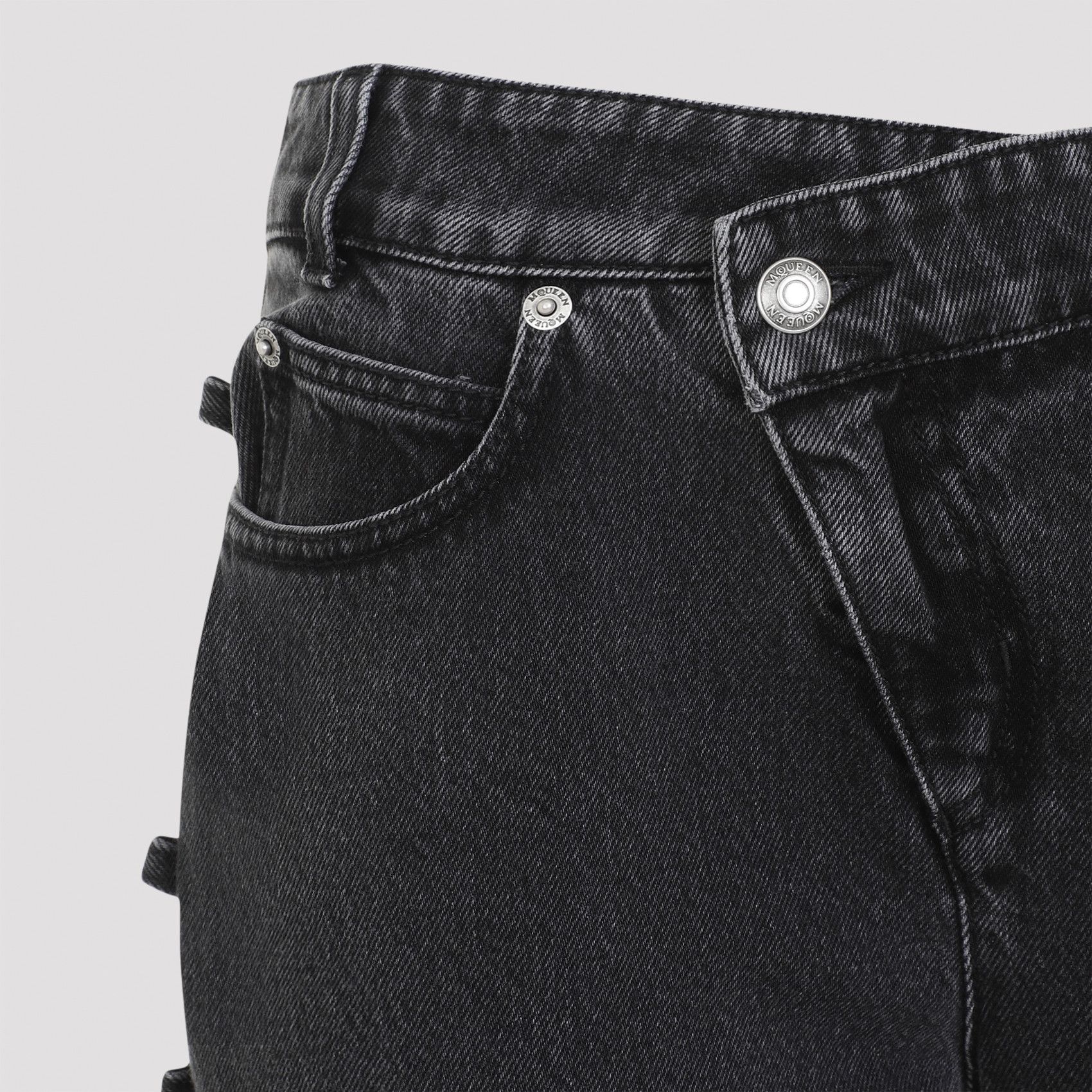 Alexander McQueen Alexander McQueen Tied Jeans Size 26" / US 2 / IT 38 - 4 Thumbnail