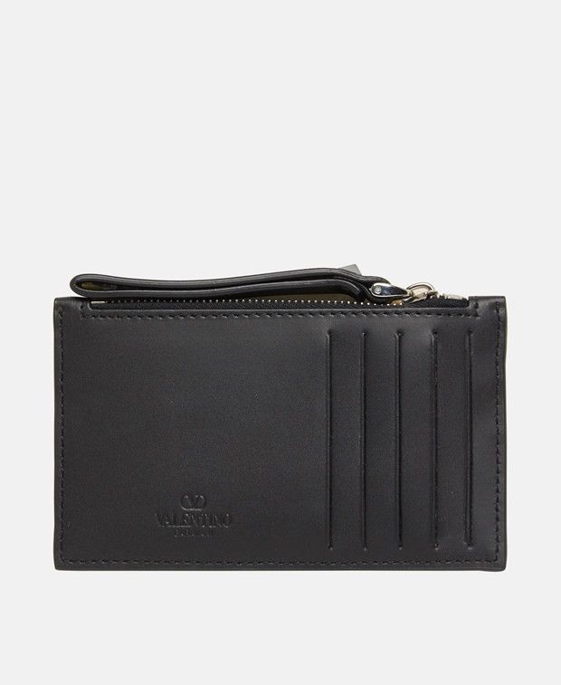 Valentino Leather card holder Size ONE SIZE - 2 Thumbnail