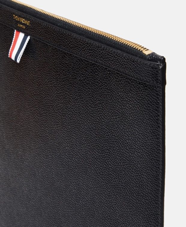Thom Browne Leather clutch Size ONE SIZE - 2 Thumbnail