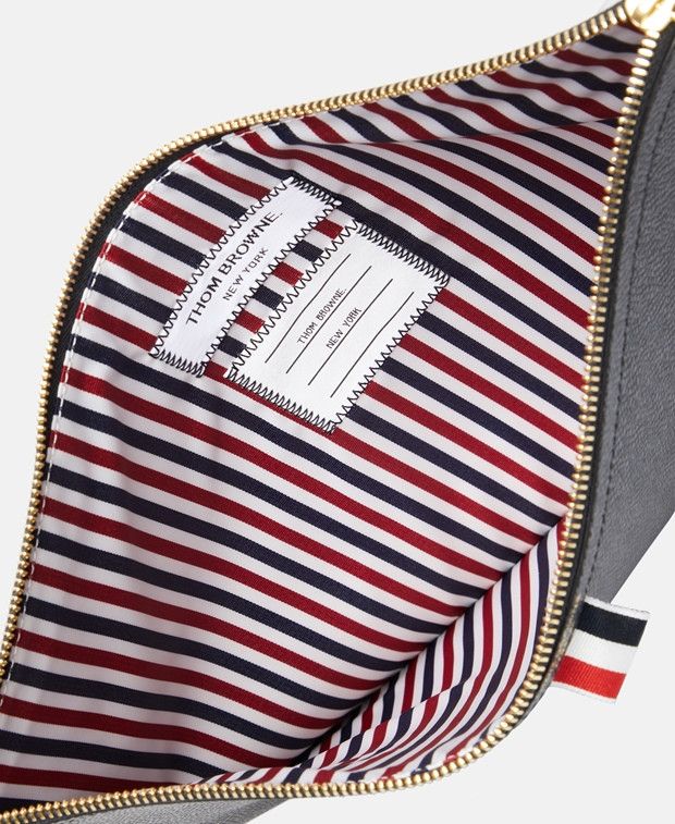 Thom Browne Leather clutch Size ONE SIZE - 3 Thumbnail