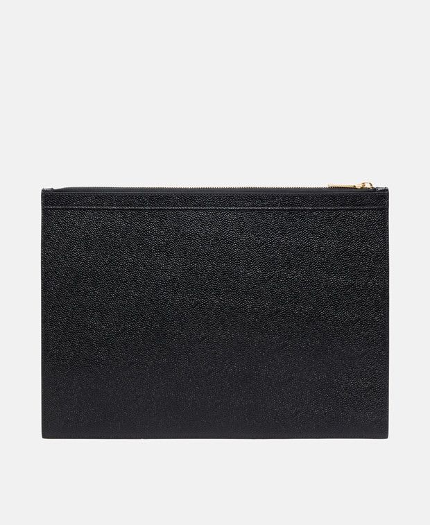 Thom Browne Leather clutch Size ONE SIZE - 4 Thumbnail