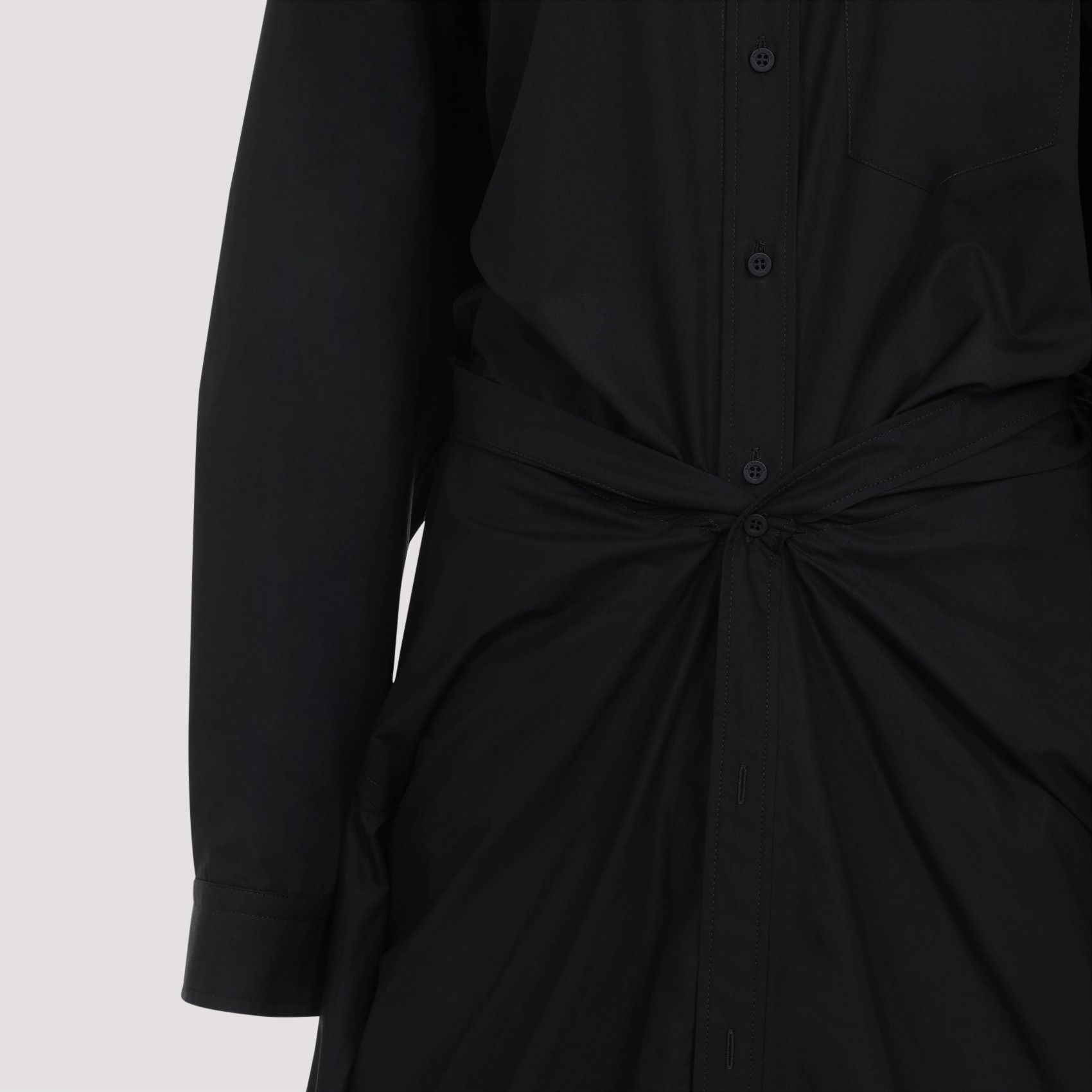 Balenciaga Balenciaga Maxi Patched Shirt Size S / US 4 / IT 40 - 4 Thumbnail