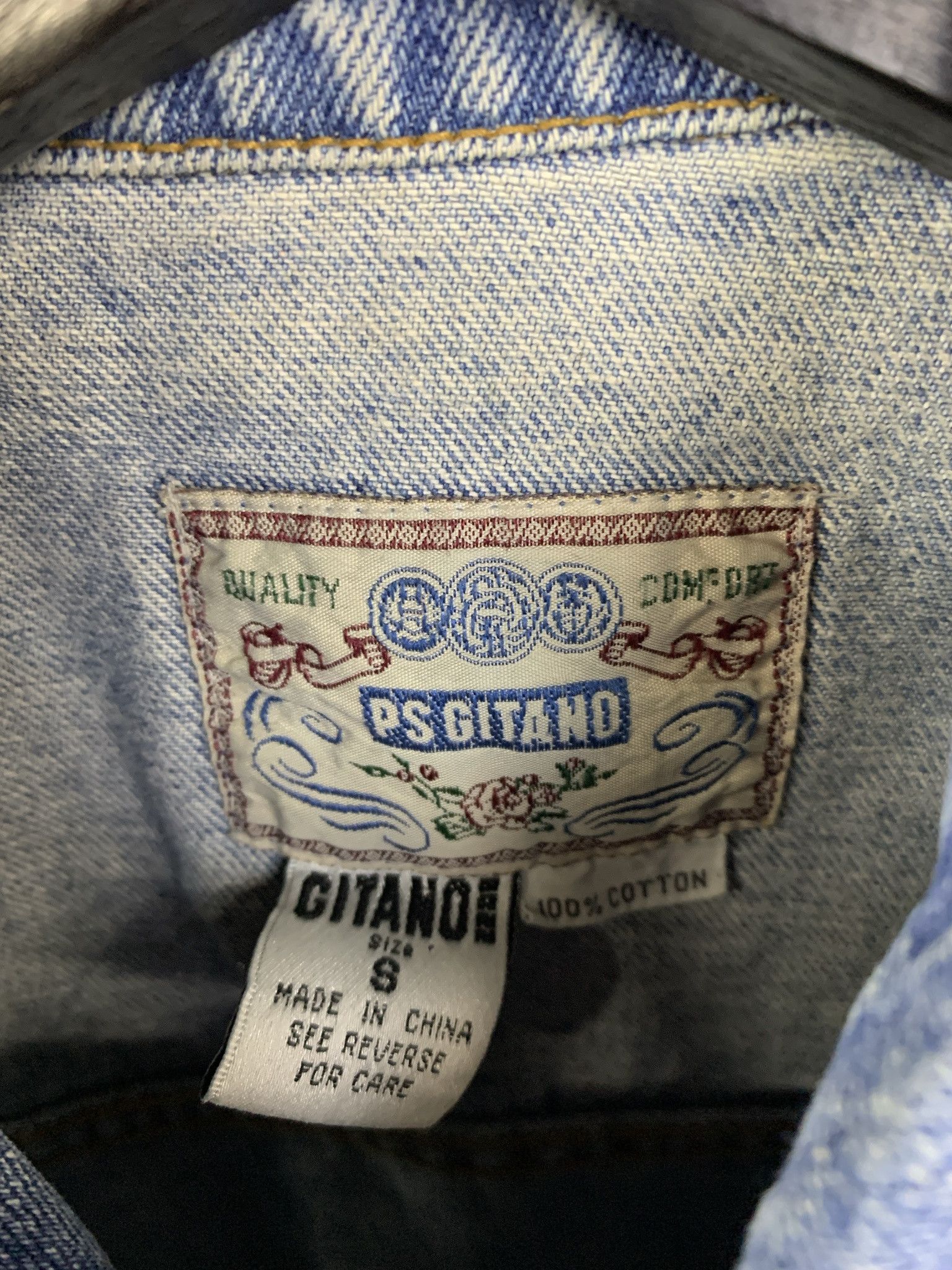 Levi's Vintage Denim Vest 1990s Gitanoe Denim jaclet Vest Size S Size US S / EU 44-46 / 1 - 2 Thumbnail