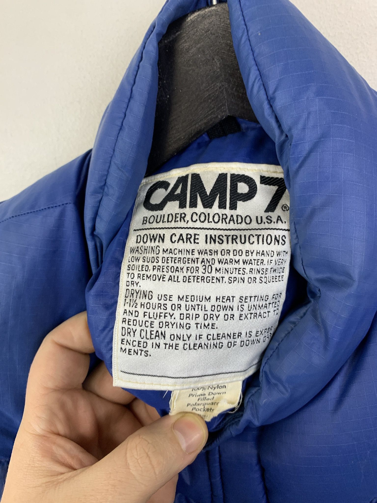 Other Vintage Vest 1990s Camp 7 Blue Puffer Snap Vest Size S Size US S / EU 44-46 / 1 - 2 Thumbnail