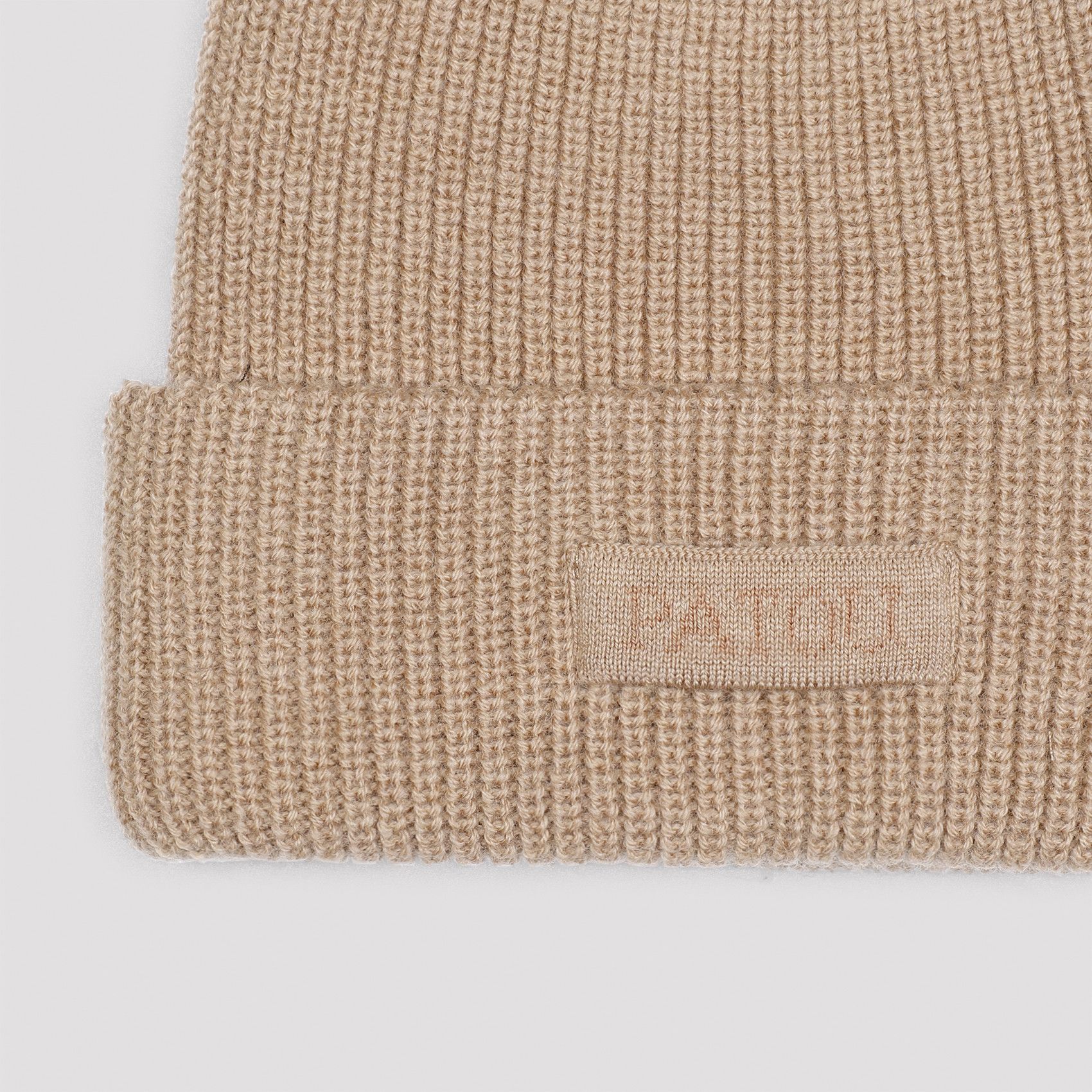 Patou Patou Knitted Ribbed Beanie Hat Size ONE SIZE - 2 Thumbnail