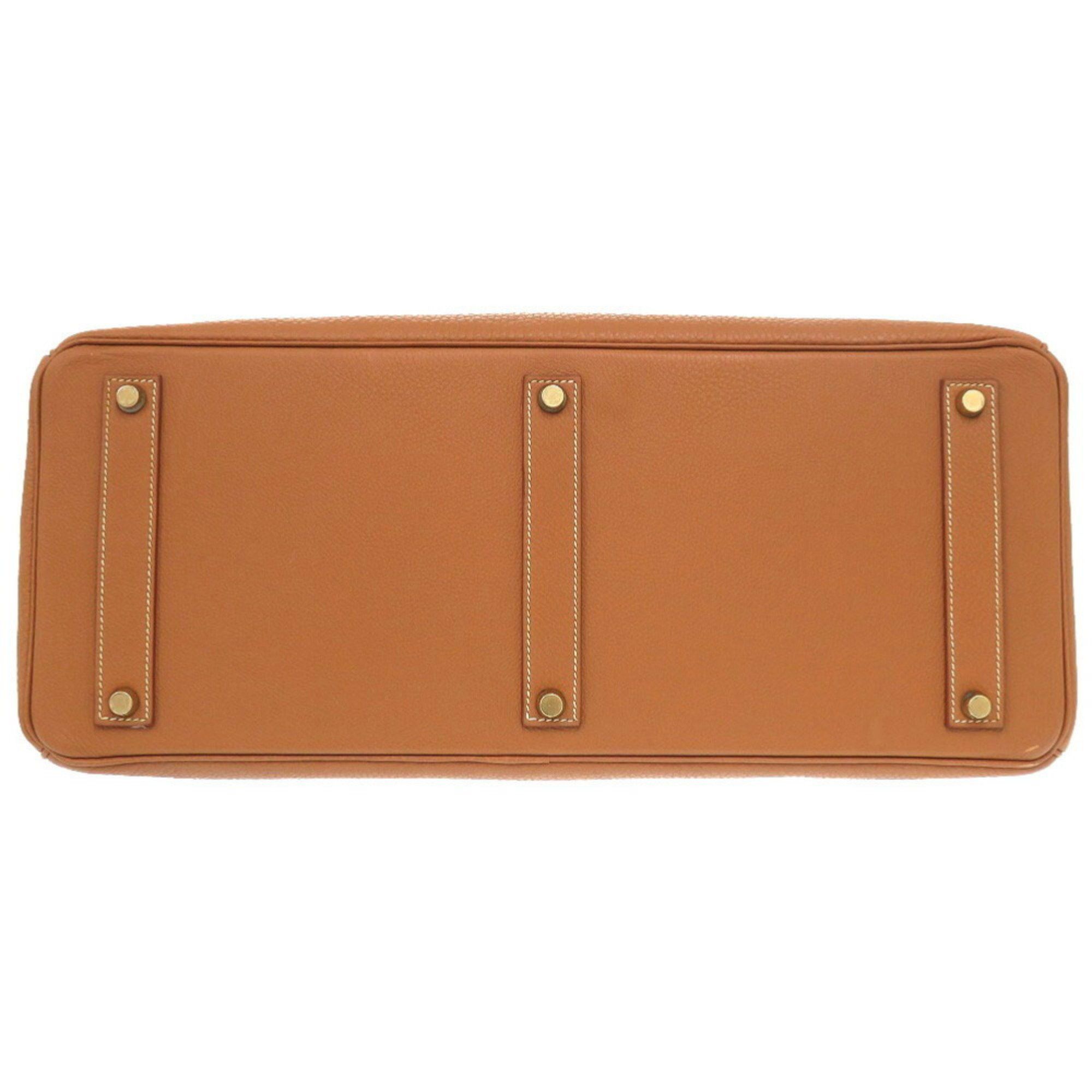 Hermes Hermes Birkin 45 Long Togo Gold □D Engraved Shoulder Bag Brown 0244 HERMES Size ONE SIZE - 4 Thumbnail
