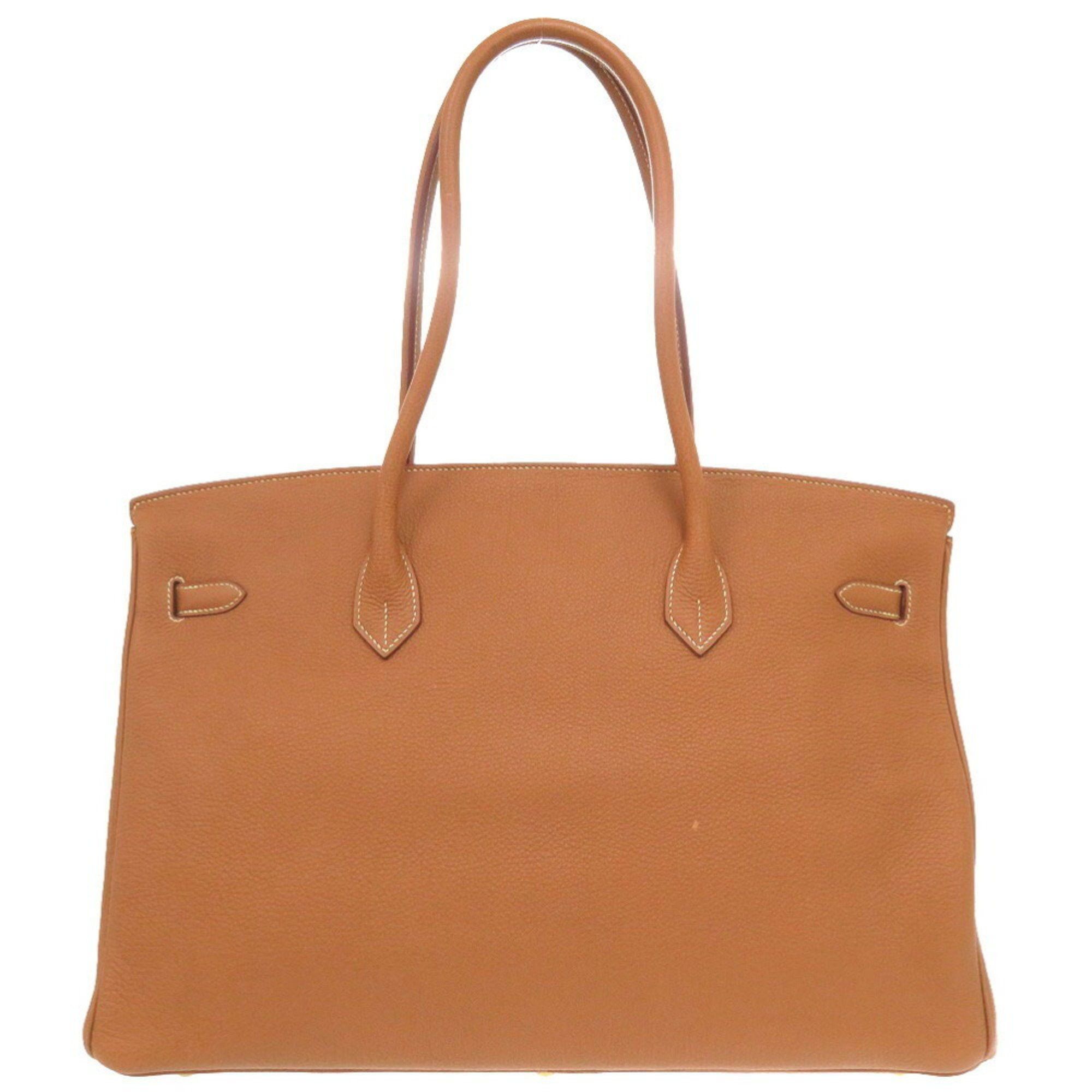 Hermes Hermes Birkin 45 Long Togo Gold □D Engraved Shoulder Bag Brown 0244 HERMES Size ONE SIZE - 3 Thumbnail