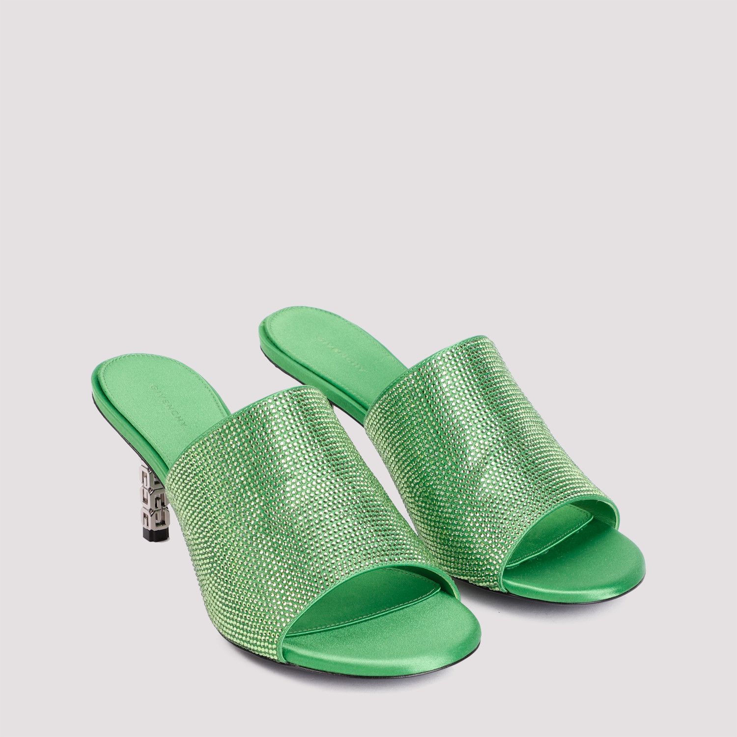 Givenchy Givenchy G Cube mules in satin with strass Size US 6 / IT 36 - 3 Thumbnail