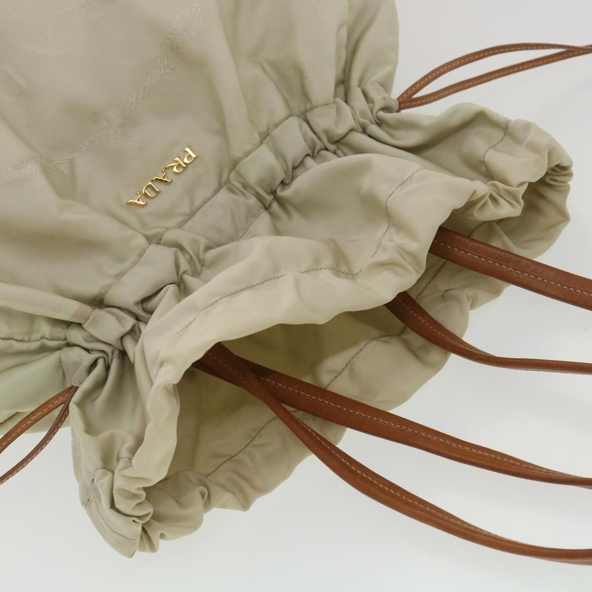 Prada Beige Synthetic Shoulder Bag (Pre-Owned) Size ONE SIZE - 2 Thumbnail