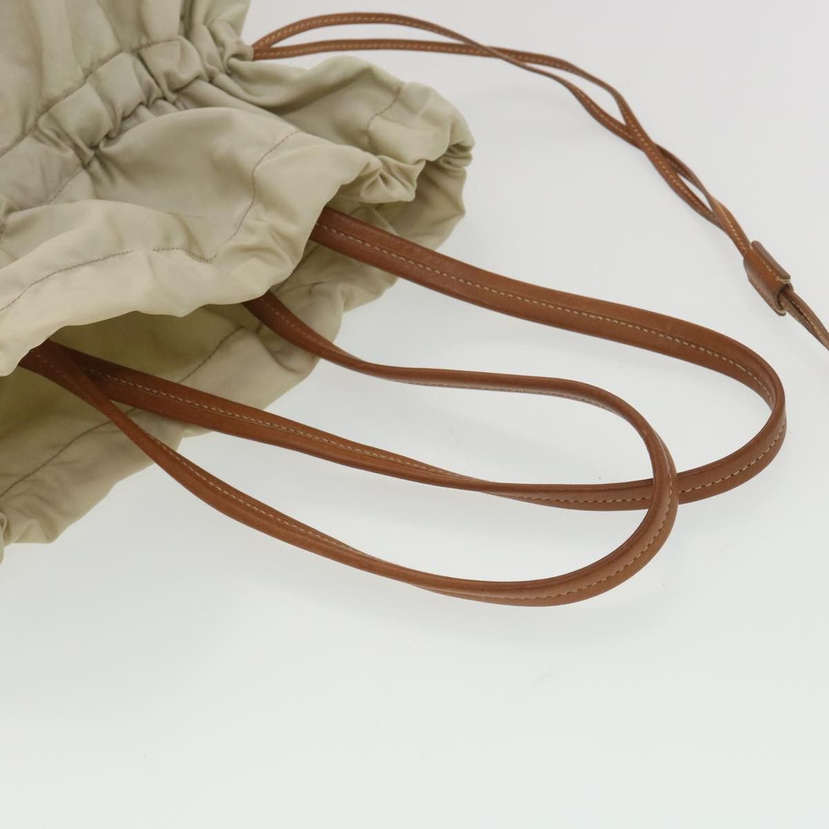 Prada Beige Synthetic Shoulder Bag (Pre-Owned) Size ONE SIZE - 9 Thumbnail