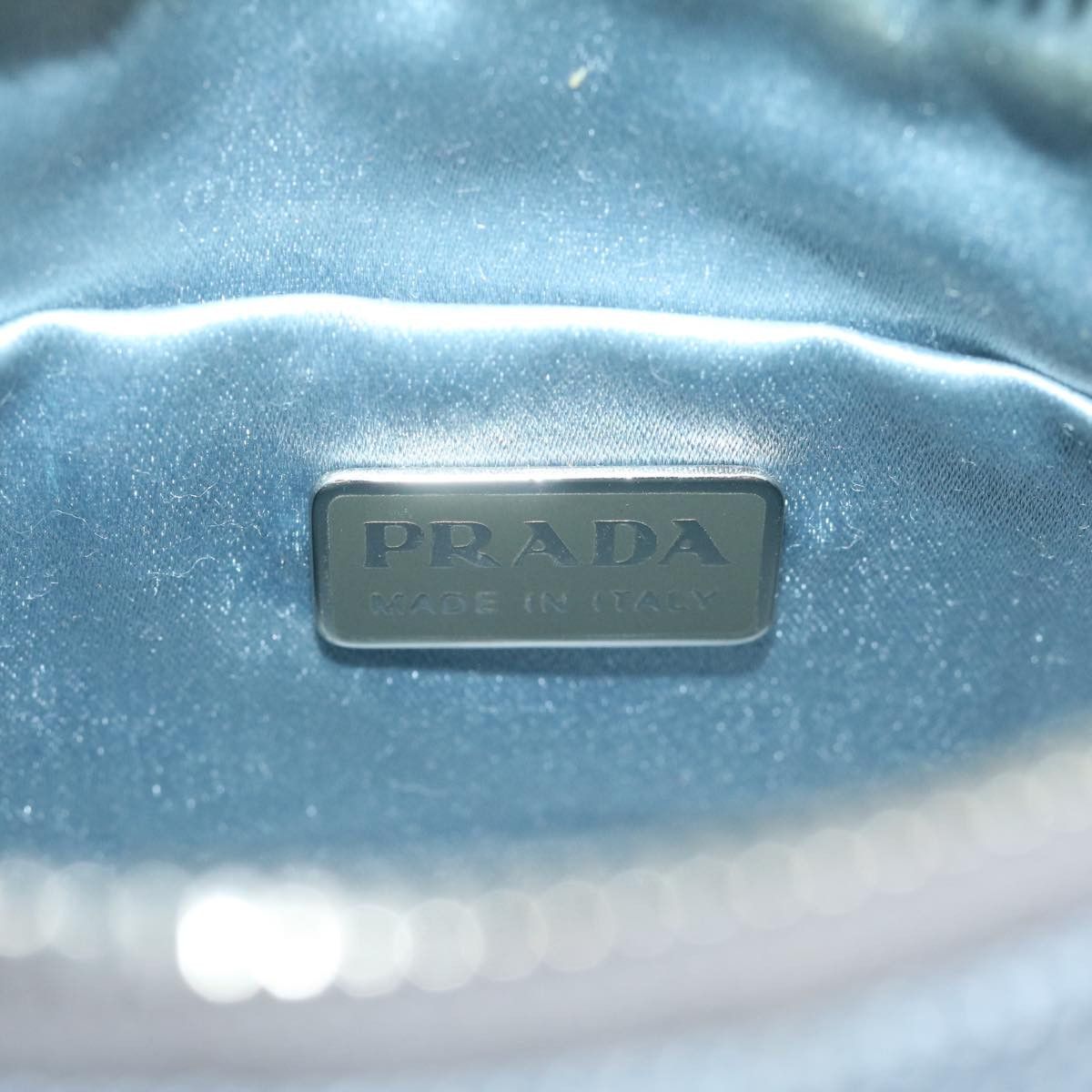 Prada Blue Synthetic Handbag (Pre-Owned) Size ONE SIZE - 20 Thumbnail