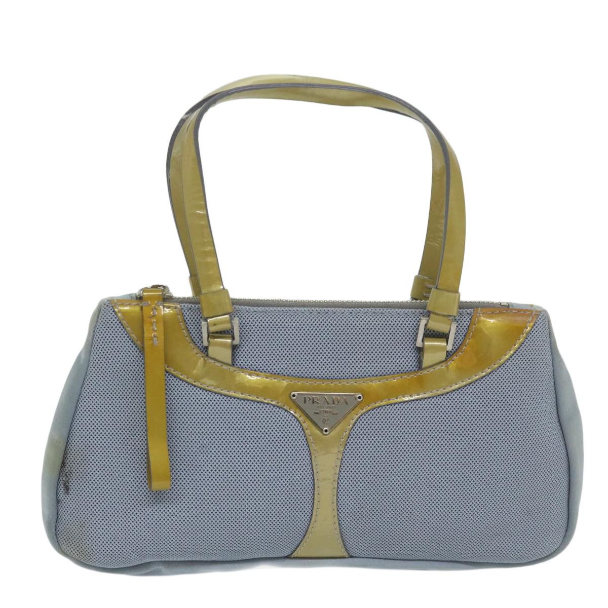 Prada Blue Synthetic Handbag (Pre-Owned) Size ONE SIZE - 18 Thumbnail