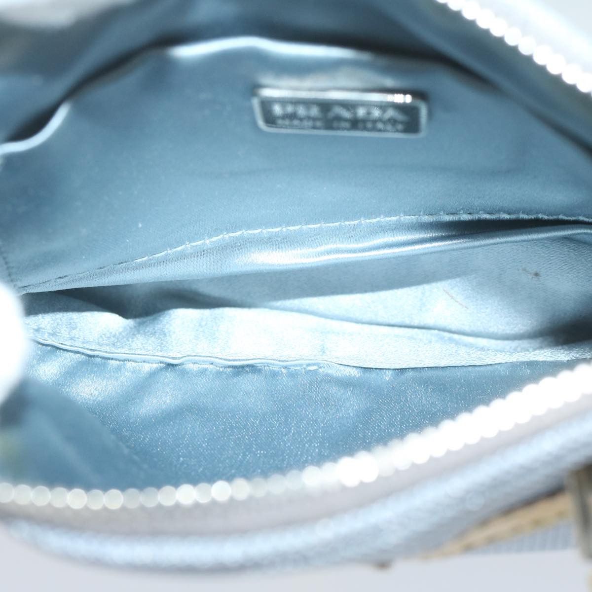 Prada Blue Synthetic Handbag (Pre-Owned) Size ONE SIZE - 5 Thumbnail