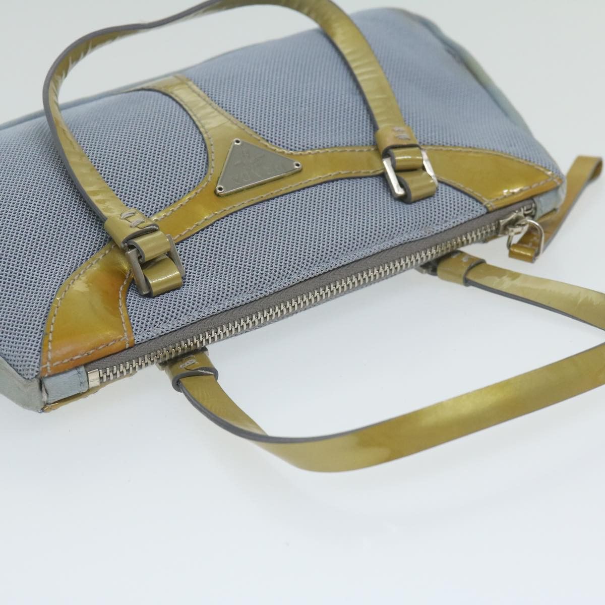 Prada Blue Synthetic Handbag (Pre-Owned) Size ONE SIZE - 4 Thumbnail