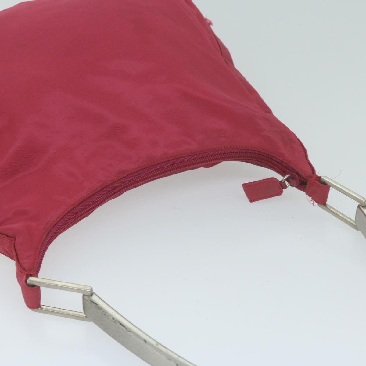 Prada Tessuto Pink Synthetic Shoulder Bag (Pre-Owned) Size ONE SIZE - 4 Thumbnail