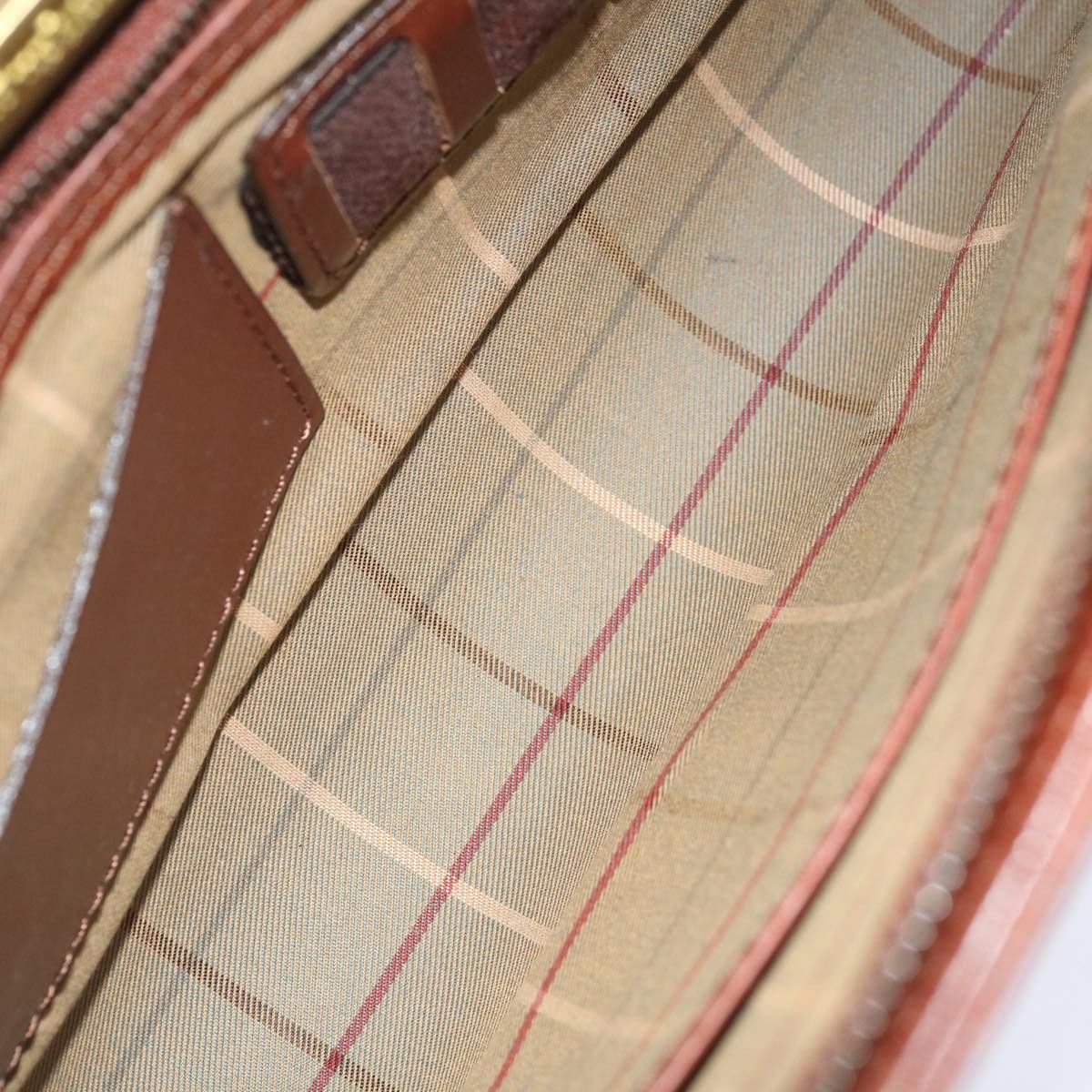 Burberry Brown Leather Clutch Bag (Pre-Owned) Size ONE SIZE - 6 Thumbnail