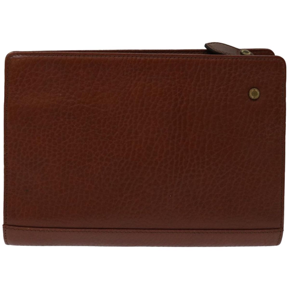 Burberry Brown Leather Clutch Bag (Pre-Owned) Size ONE SIZE - 2 Thumbnail
