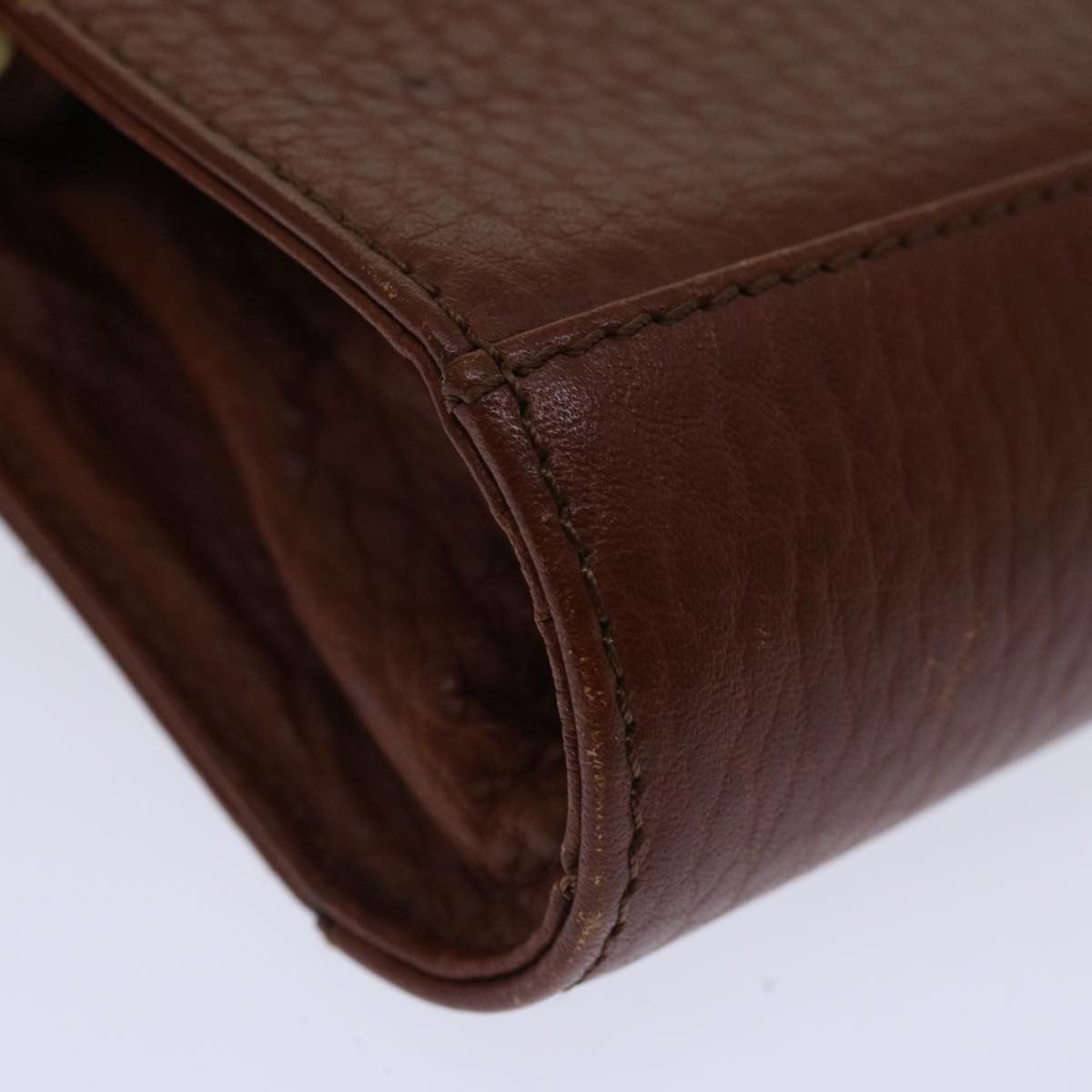 Burberry Brown Leather Clutch Bag (Pre-Owned) Size ONE SIZE - 13 Thumbnail