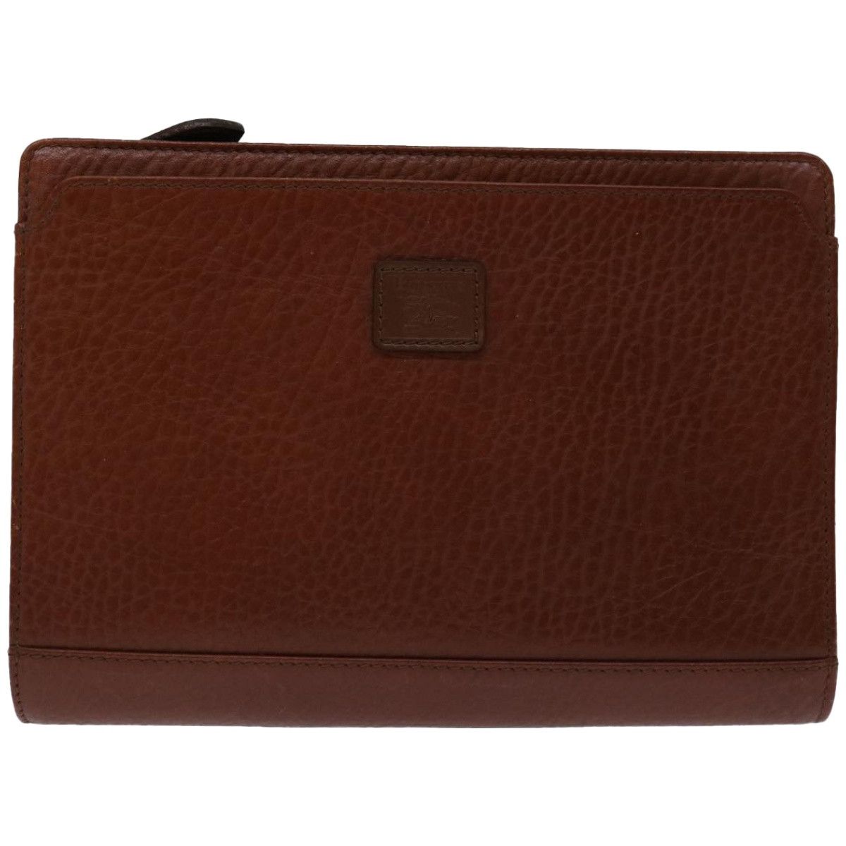 Burberry Brown Leather Clutch Bag (Pre-Owned) Size ONE SIZE - 9 Thumbnail