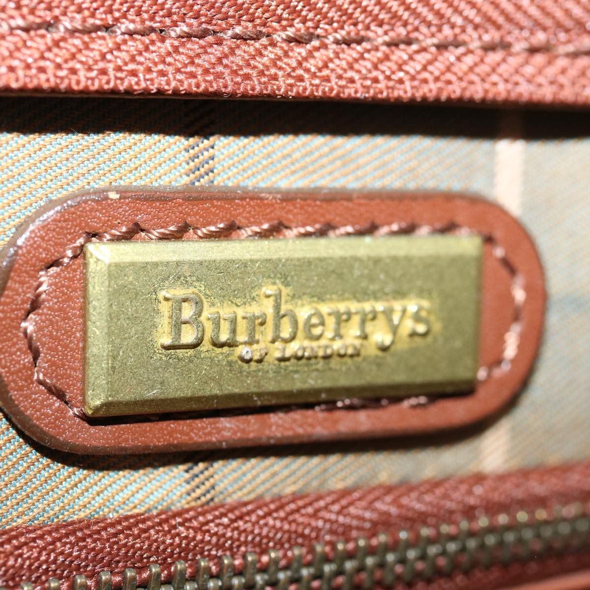 Burberry Brown Leather Clutch Bag (Pre-Owned) Size ONE SIZE - 7 Thumbnail