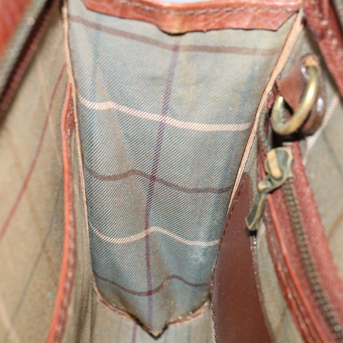 Burberry Brown Leather Clutch Bag (Pre-Owned) Size ONE SIZE - 18 Thumbnail