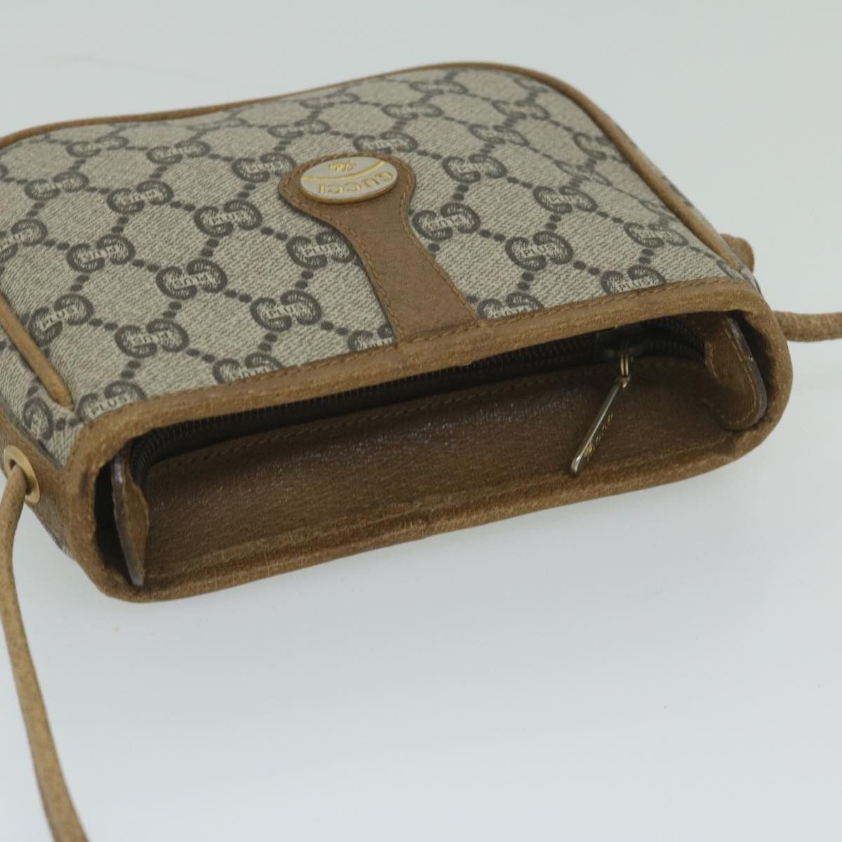 Gucci Gg Canvas Beige Canvas Shoulder Bag (Pre-Owned) Size ONE SIZE - 4 Thumbnail