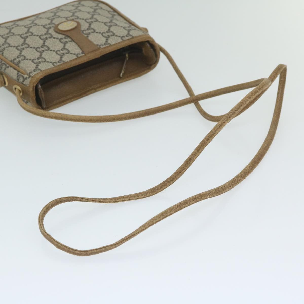 Gucci Gg Canvas Beige Canvas Shoulder Bag (Pre-Owned) Size ONE SIZE - 10 Thumbnail