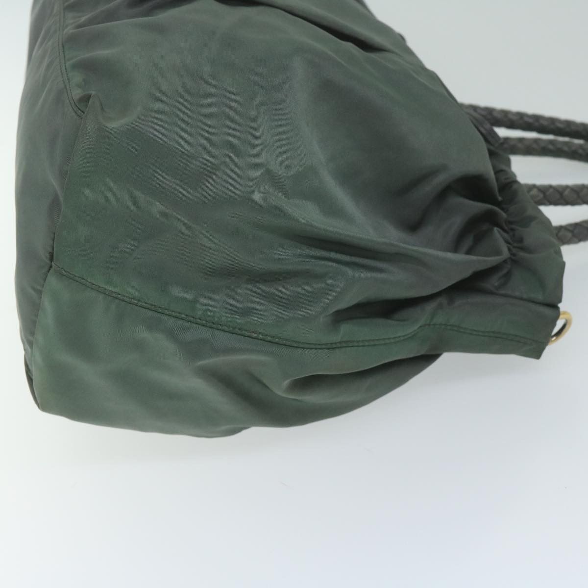 Prada Tessuto Khaki Synthetic Handbag (Pre-Owned) Size ONE SIZE - 12 Thumbnail