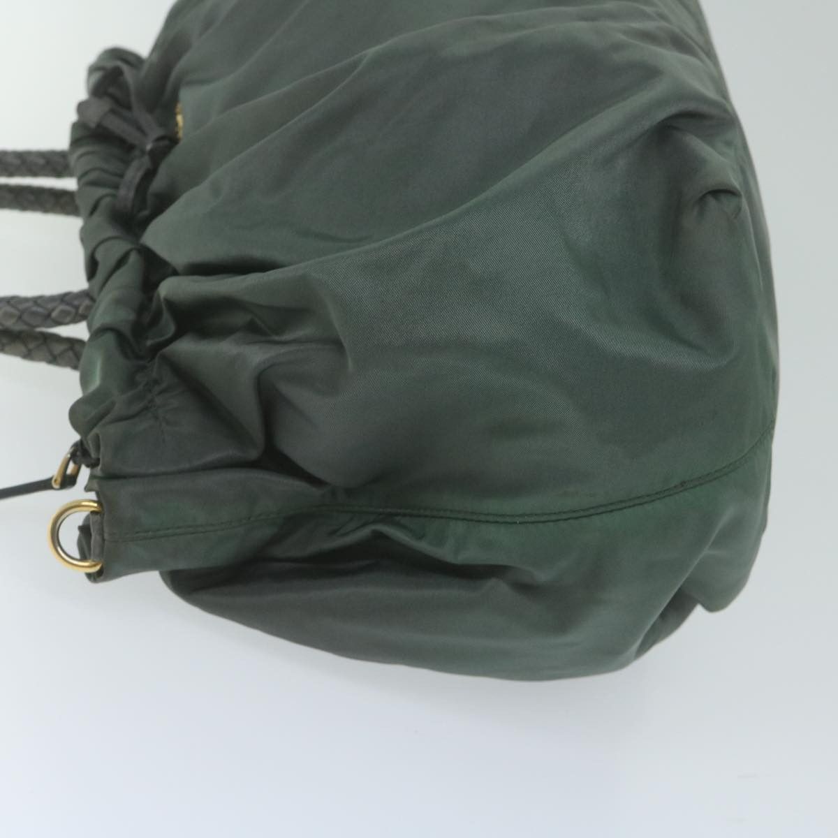 Prada Tessuto Khaki Synthetic Handbag (Pre-Owned) Size ONE SIZE - 13 Thumbnail