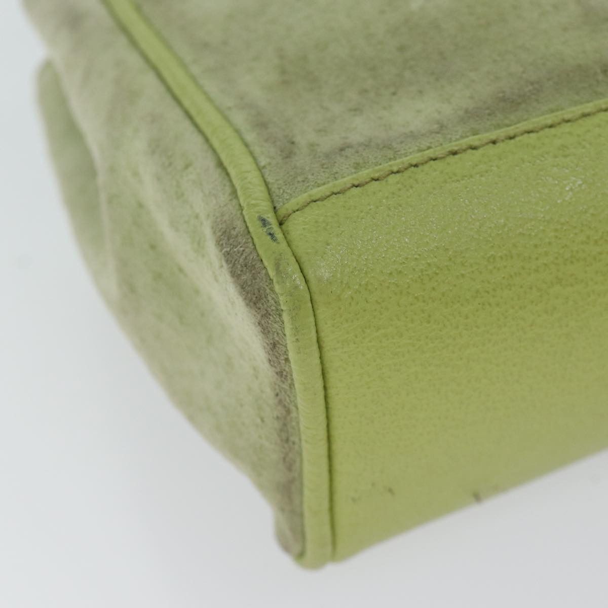 Gucci Bamboo Green Suede Handbag (Pre-Owned) Size ONE SIZE - 15 Thumbnail