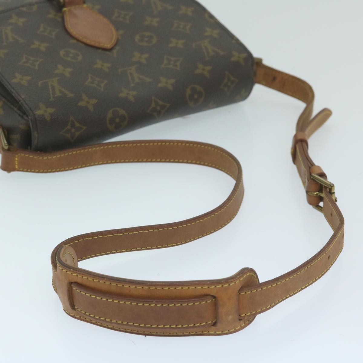 Louis Vuitton Saint Cloud Brown Canvas Shoulder Bag (Pre-Owned) Size ONE SIZE - 4 Thumbnail