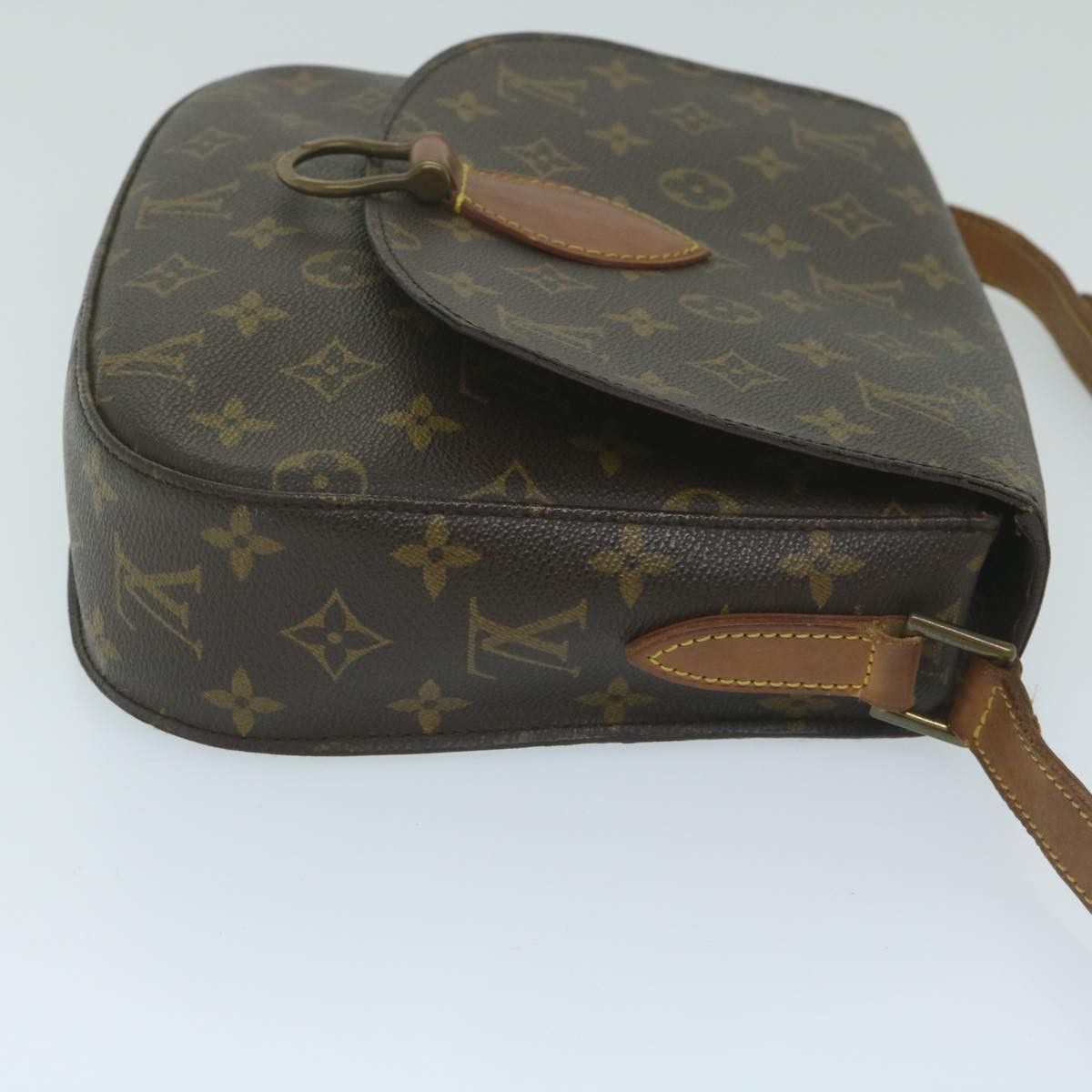 Louis Vuitton Saint Cloud Brown Canvas Shoulder Bag (Pre-Owned) Size ONE SIZE - 9 Thumbnail